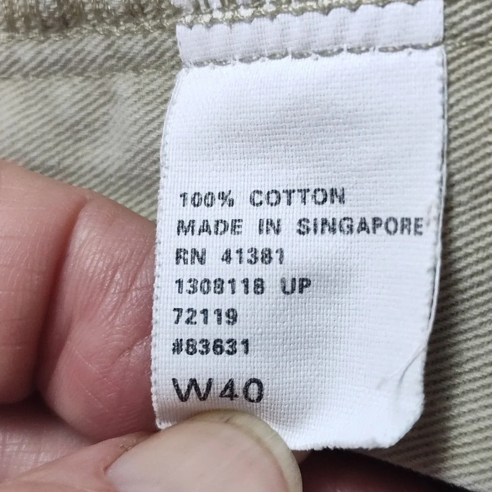 Polo Ralph Lauren Chino Shorts Mens W40 Khaki Double Pleated Cotton Twill